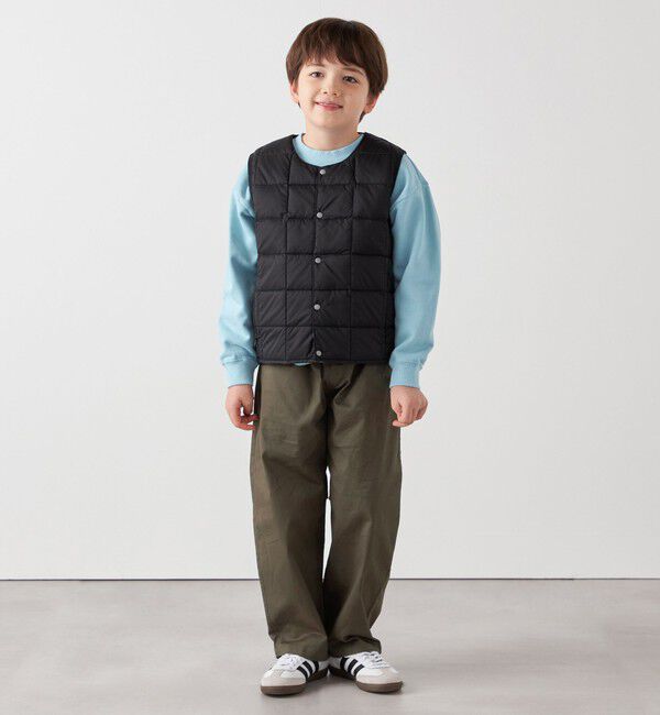 SHIPS any「TAION:〈手洗い可能〉クルーネック インナー ダウン ベスト <KIDS>」|ダウンベスト・ベスト|