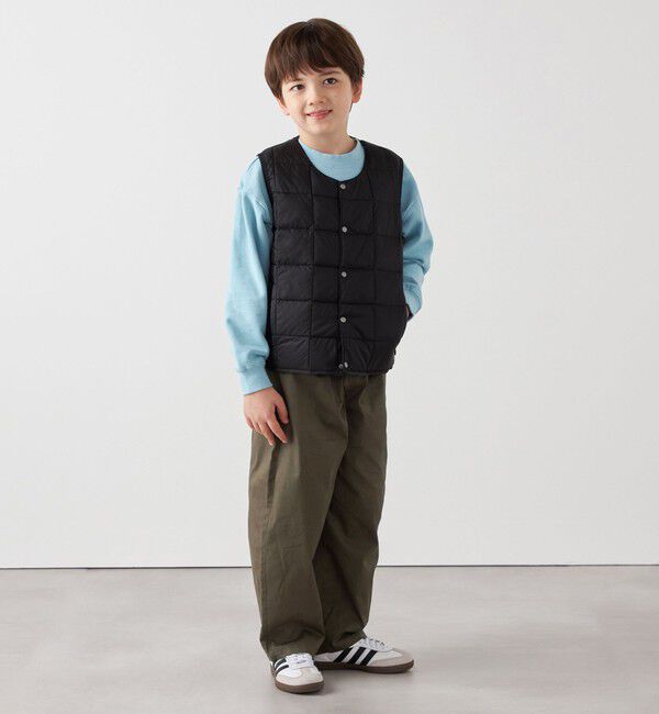 SHIPS any「TAION:〈手洗い可能〉クルーネック インナー ダウン ベスト <KIDS>」|ダウンベスト・ベスト|