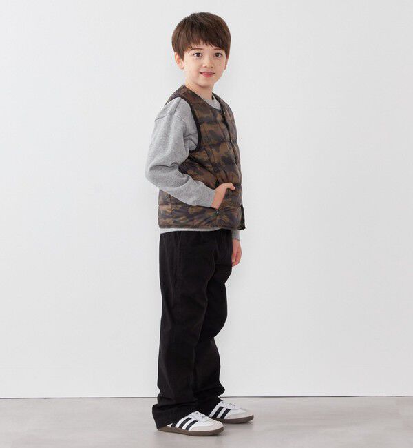 SHIPS any「TAION:〈手洗い可能〉クルーネック インナー ダウン ベスト <KIDS>」|ダウンベスト・ベスト|