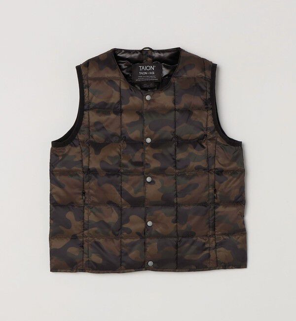 SHIPS any「TAION:〈手洗い可能〉クルーネック インナー ダウン ベスト <KIDS>」|ダウンベスト・ベスト|