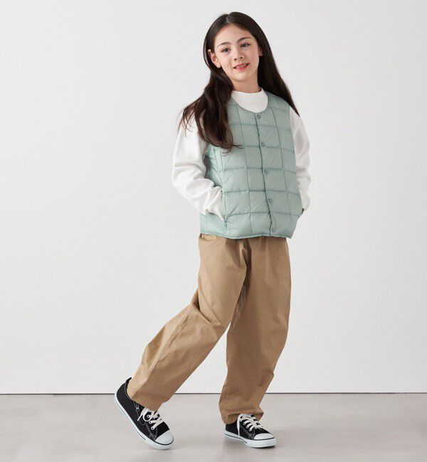 SHIPS any「TAION:〈手洗い可能〉クルーネック インナー ダウン ベスト <KIDS>」|ダウンベスト・ベスト|