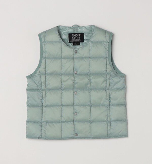 SHIPS any「TAION:〈手洗い可能〉クルーネック インナー ダウン ベスト <KIDS>」|ダウンベスト・ベスト|