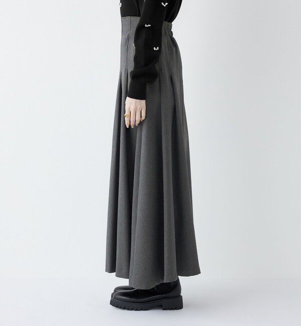 SHIPS Colors 「SHIPS Colors:〈手洗い可能〉カルゼ フレア マキシ スカート」|フレア|