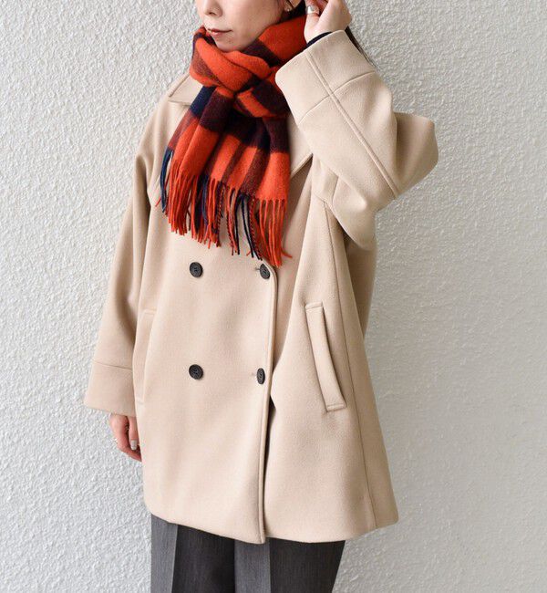 SHIPS Colors 「SHIPS Colors:〈手洗い可能〉ジャージーメルトン ピーコート 2◇」|ピーコート|