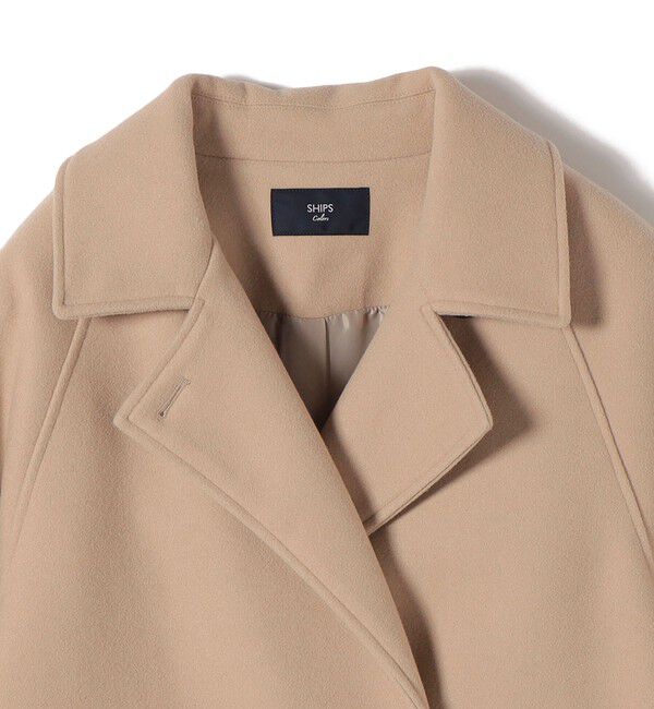SHIPS Colors 「SHIPS Colors:〈手洗い可能〉ジャージーメルトン ピーコート 2◇」|ピーコート|