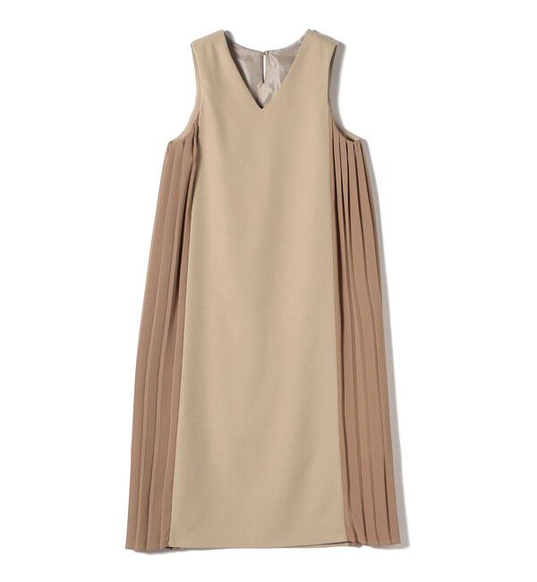 SHIPS Colors 「SHIPS Colors:〈手洗い可能〉プリーツ コンビ ジャンパー ワンピース」|ワンピース|