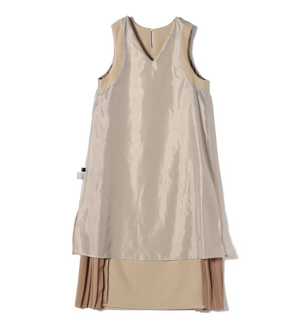 SHIPS Colors 「SHIPS Colors:〈手洗い可能〉プリーツ コンビ ジャンパー ワンピース」|ワンピース|