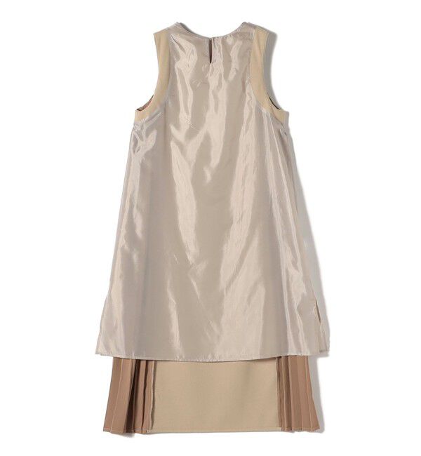 SHIPS Colors 「SHIPS Colors:〈手洗い可能〉プリーツ コンビ ジャンパー ワンピース」|ワンピース|