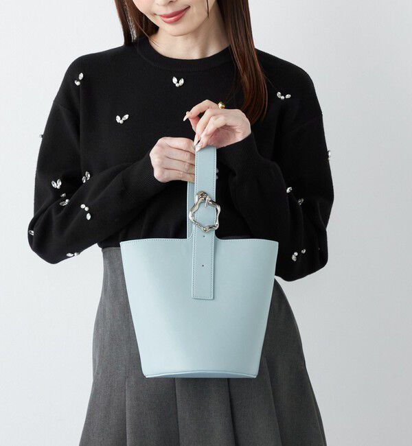 SHIPS Colors 「SHIPS Colors:ニュアンスバックル ミニ バケット◇」|ハンドバッグ|