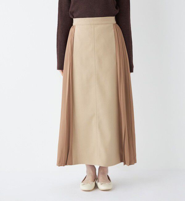 SHIPS Colors 「SHIPS Colors:〈手洗い可能〉プリーツ コンビ スカート」|スカート|