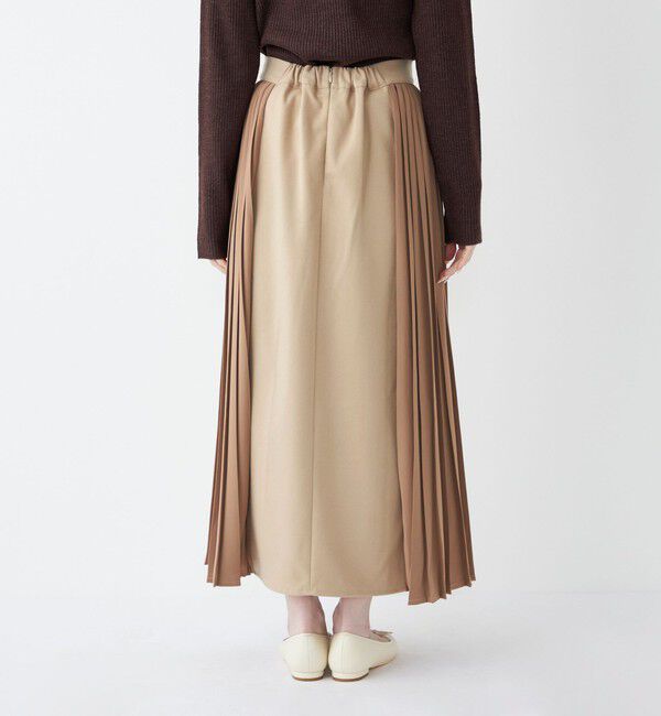 SHIPS Colors 「SHIPS Colors:〈手洗い可能〉プリーツ コンビ スカート」|スカート|