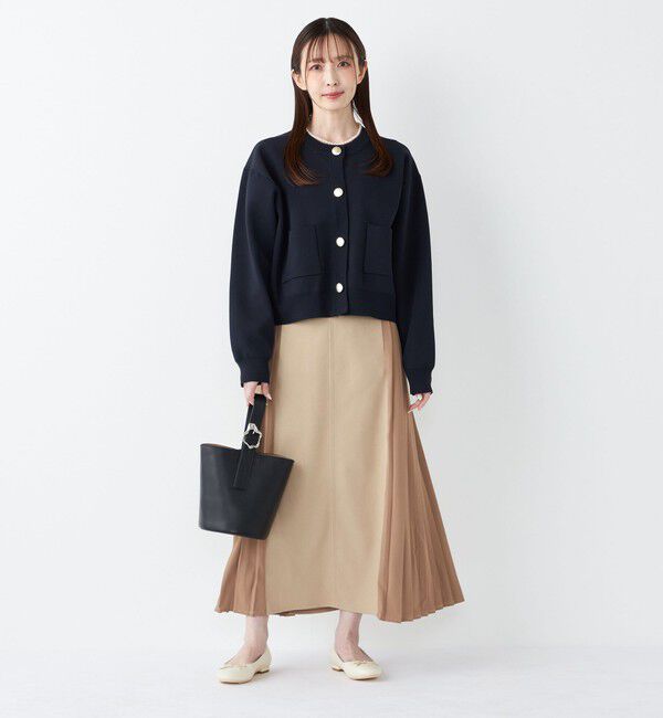 SHIPS Colors 「SHIPS Colors:〈手洗い可能〉プリーツ コンビ スカート」|スカート|