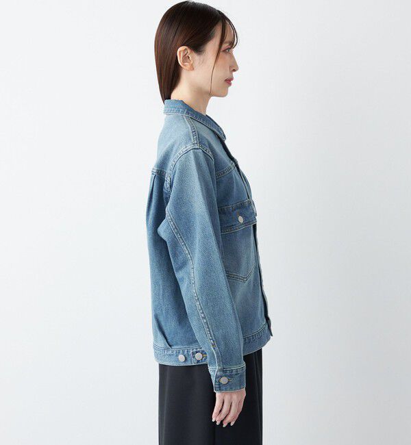 SHIPS Colors 「SHIPS Colors:〈洗濯機可能〉アマヨリ デニム ジャケット◇」|デニムジャケット|