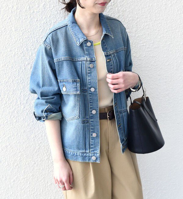 SHIPS Colors 「SHIPS Colors:〈洗濯機可能〉アマヨリ デニム ジャケット◇」|デニムジャケット|