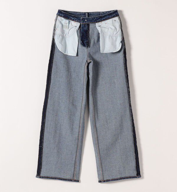 SHIPS any「Healthy DENIM:〈洗濯機可能〉Pink Pepper Midrise ストレート デニム パンツ」|デニム|