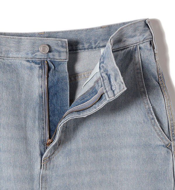 SHIPS for women「SHIPS Primary Navy Label:ブリーチ 5ポケット デニム スカート」|スカート|