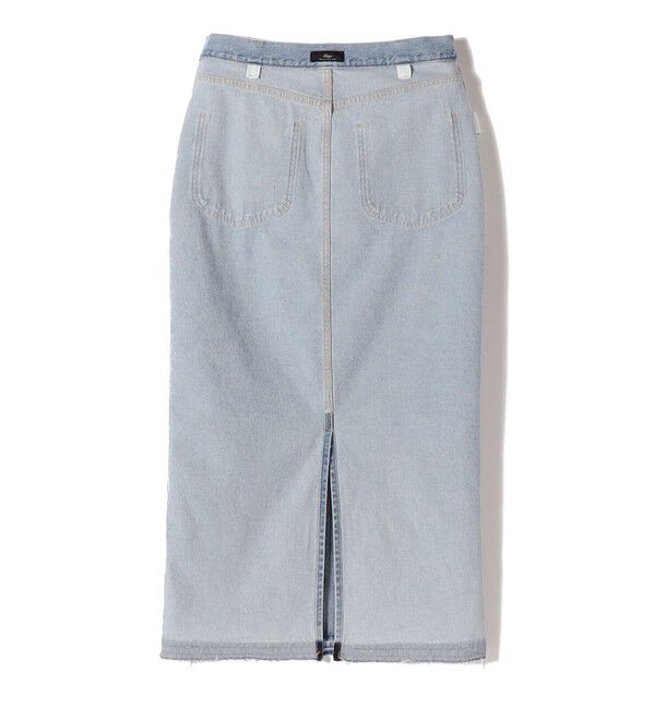 SHIPS for women「SHIPS Primary Navy Label:ブリーチ 5ポケット デニム スカート」|スカート|