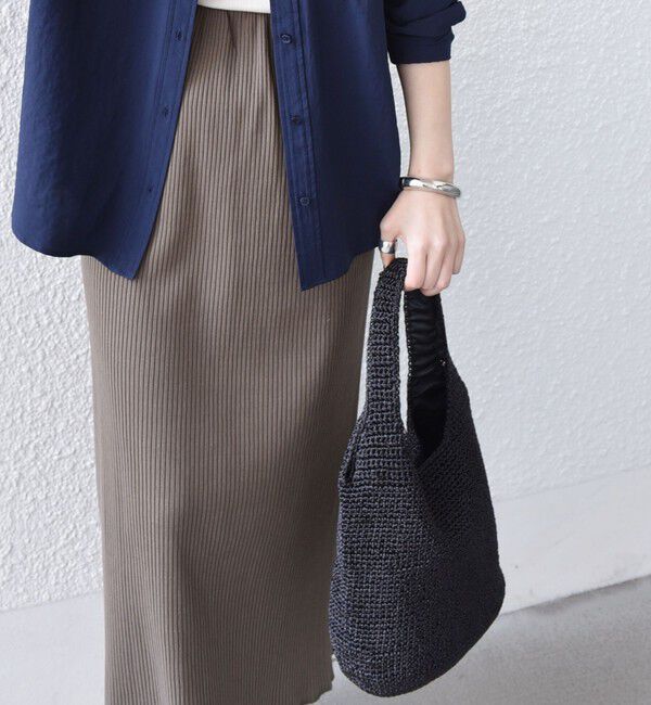 SHIPS Colors 「SHIPS Colors:メタリック コード トートバッグ◇」|かごバッグ|