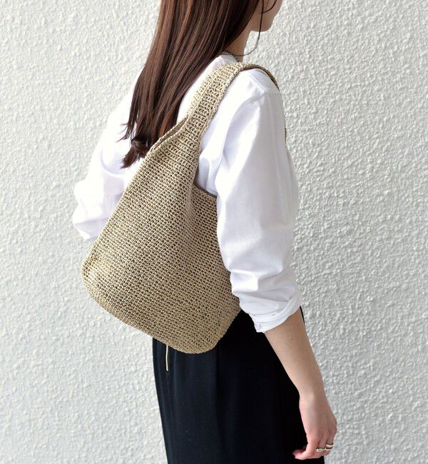 SHIPS Colors 「SHIPS Colors:メタリック コード トートバッグ◇」|かごバッグ|