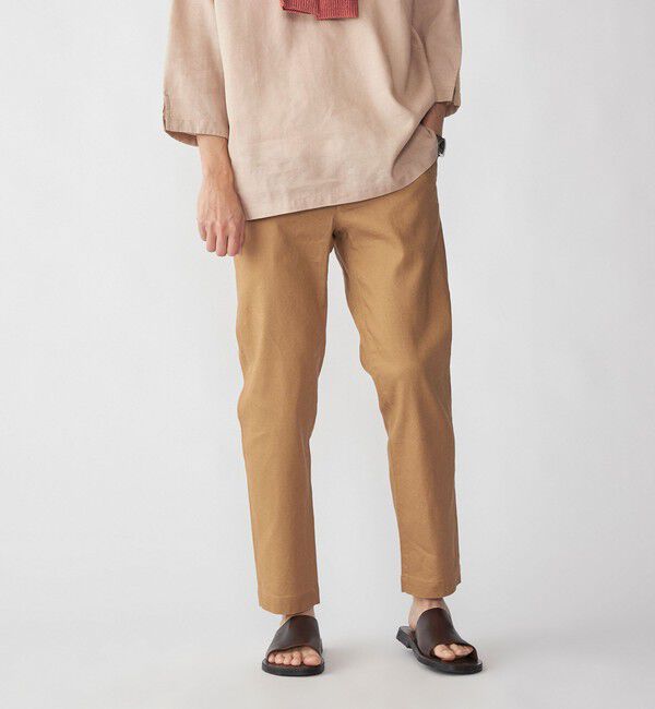SHIPS「SHIPS: サフィラン リネン イージー パンツ」|チノ|