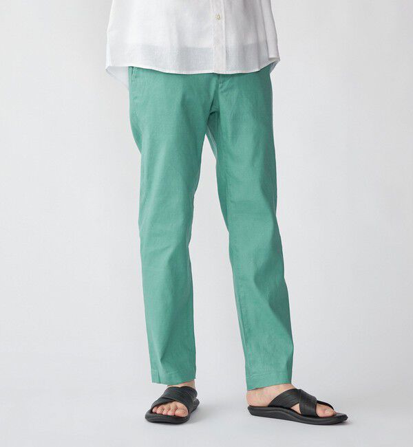 SHIPS「SHIPS: サフィラン リネン イージー パンツ」|チノ|