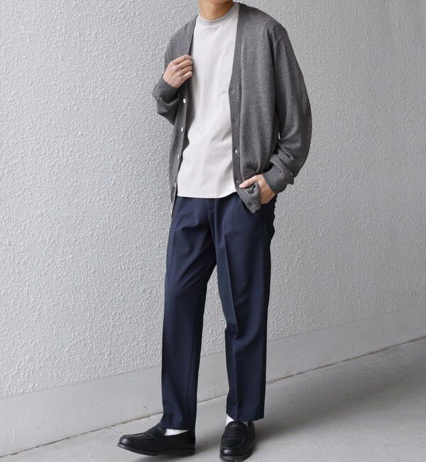 SHIPS any「SHIPS any: ハイゲージ リネンミックス サマーニット Vネック カーディガン◇」|カーディガン|