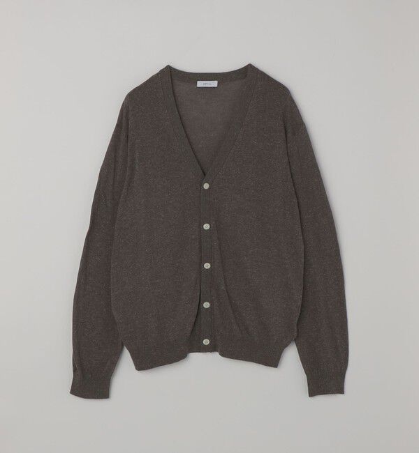 SHIPS any「SHIPS any: ハイゲージ リネンミックス サマーニット Vネック カーディガン◇」|カーディガン|