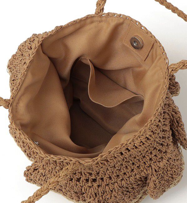 SHIPS Colors 「《予約》SHIPS Colors:ペーパー フリル トート◆」|かごバッグ|