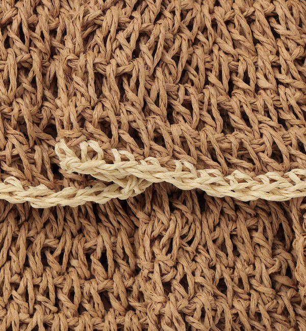 SHIPS Colors 「《予約》SHIPS Colors:ペーパー フリル トート◆」|かごバッグ|