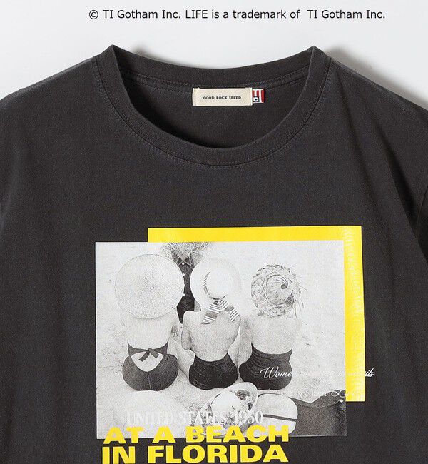 SHIPS any「《予約》【SHIPS any別注】GOOD ROCK SPEED:〈洗濯機可能〉LPC ロゴ プリント TEE」|Tシャツ・カットソー|