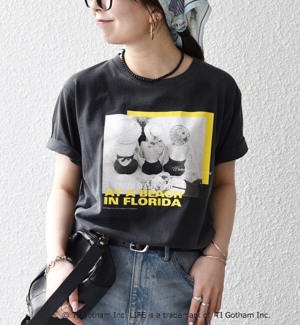 SHIPS any「《予約》【SHIPS any別注】GOOD ROCK SPEED:〈洗濯機可能〉LPC ロゴ プリント TEE」|Tシャツ・カットソー|