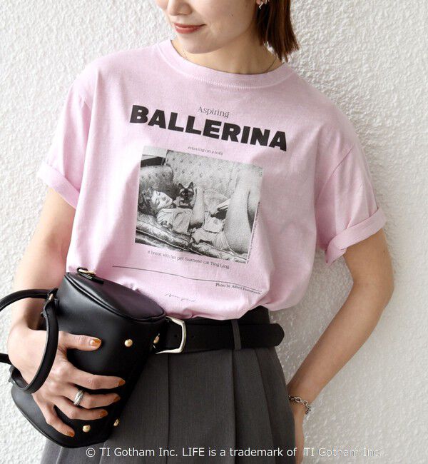 SHIPS any「《予約》【SHIPS any別注】GOOD ROCK SPEED:〈洗濯機可能〉LPC ロゴ プリント TEE」|Tシャツ・カットソー|