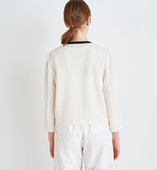 Ballsey「カラミ ノーカラージャケット」|ノーカラージャケット|