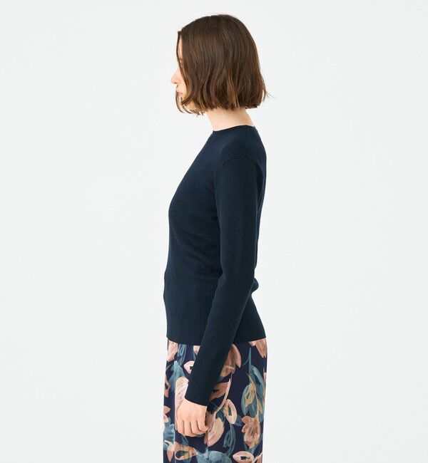 Ballsey「スーパーエクストラファインウールリブ クルーネックプルオーバー」|ニット・セーター|