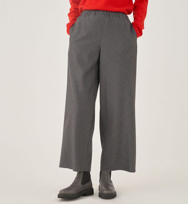 GALERIE VIE「フラノストレッチ イージーワイドパンツ」|その他|