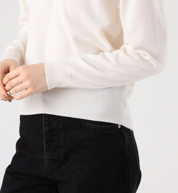 GALERIE VIE「スコットランドカシミヤ Vネックニット」|ニット・セーター|