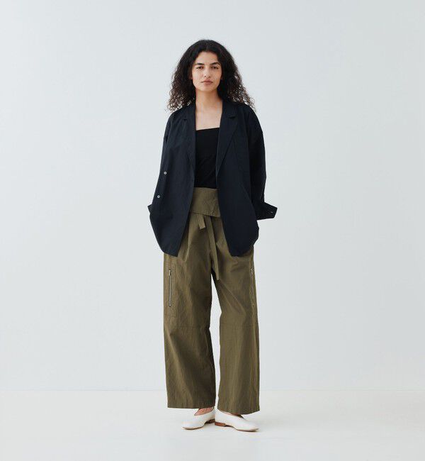 GALERIE VIE「コットンブロード セミダブルジャケット」|テーラードジャケット|