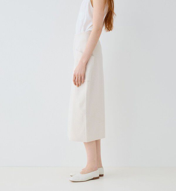 GALERIE VIE「ミラノリブ コクーンミディスカート」|スカート|