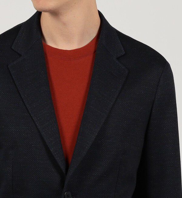 TOMORROWLAND MENS「ラミーポリエステル シングルブレステッド 2Bジャケット」|テーラードジャケット|