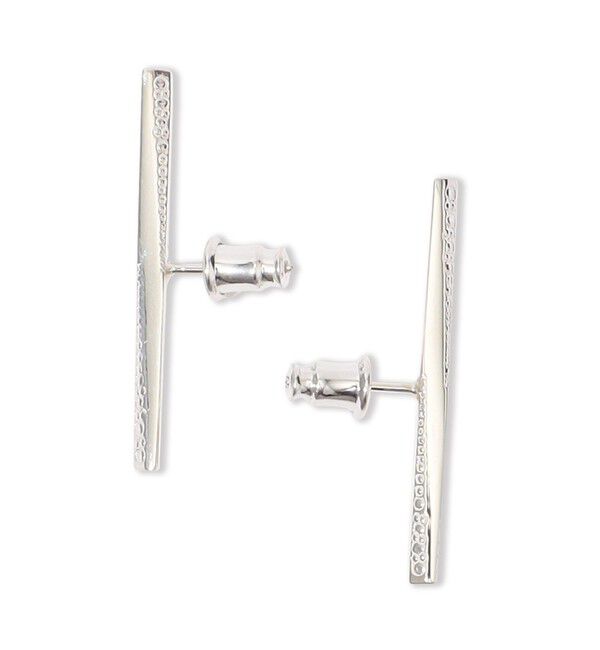 TOMORROWLAND GOODS「sumikaneko Horizon ピアス」|ピアス|81 シルバー