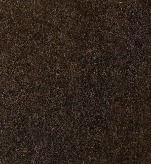 DES PRES「ミルドウール ショートコート」|ノーカラーコート|