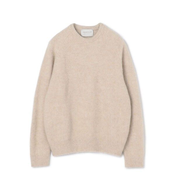 TOMORROWLAND MENS「TOMORROWLAND Tricot ウールシャギー クルーネックプルオーバー」|ニット・セーター|13 ライトベージュ