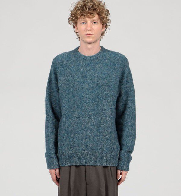 TOMORROWLAND MENS「TOMORROWLAND Tricot ウールシャギー クルーネックプルオーバー」|ニット・セーター|