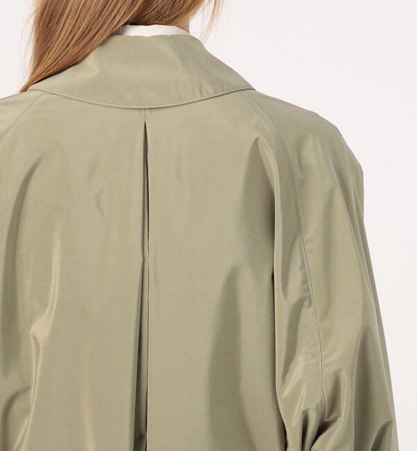 TOMORROWLAND GOODS「HAVERSACK Silkcoating ラグラントレンチコート」|トレンチコート|