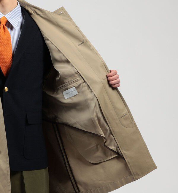 TOMORROWLAND MENS「【別注】INVERTERE コットンシルクギャバジン ステンカラーコート」|ステンカラーコート|