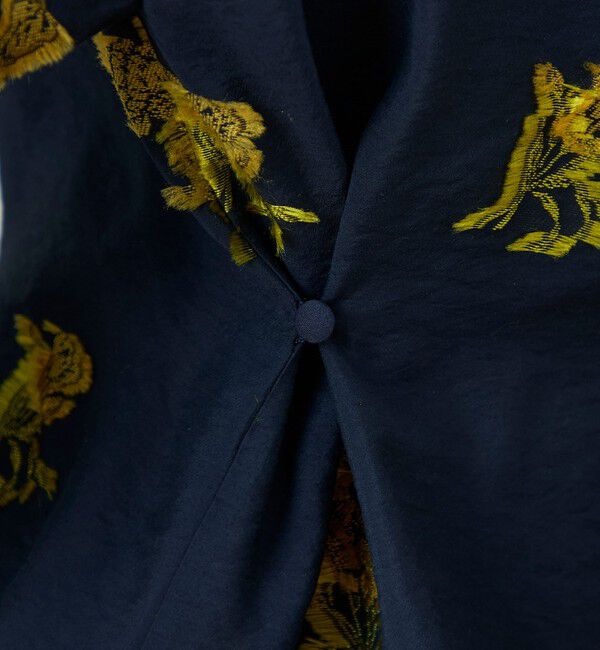 SOULEIADO「カットジャカード ボートネックブラウス」|シャツ・ブラウス|