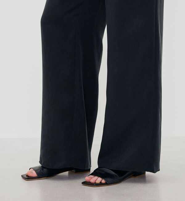 DES PRES「フィブリルキュプラポリ ロングベルデッドギャザーパンツ」|その他|