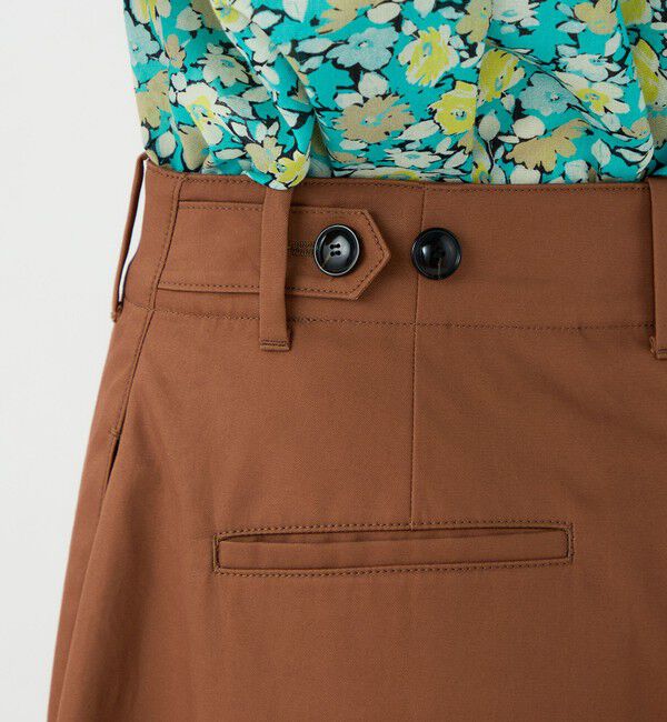 Ballsey「コットンギャバジン ワイドフレアパンツ」|その他|