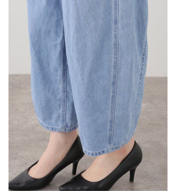  「ライトデニムバレルデニムパンツ」|デニム|