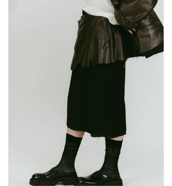 JOINT WORKS「Knuth Marf/クヌースマーフ cut layered mid length skirt」|スカート|